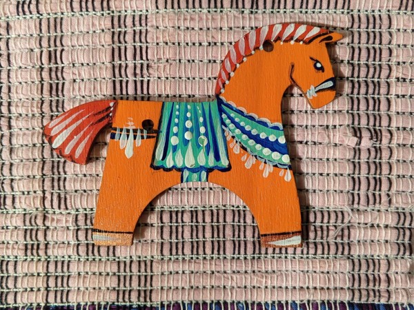 Мастер-класс по промысловой росписи по дереву «Рыжий конь»