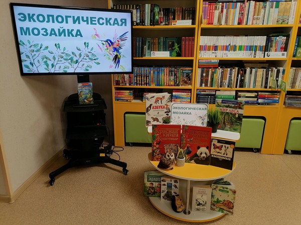Книжно-иллюстративная экспозиция «Экологическая мозаика»