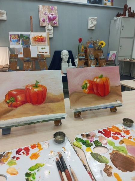 Базовый курс по рисованию 12+.  Занятия по субботам в 14.00.