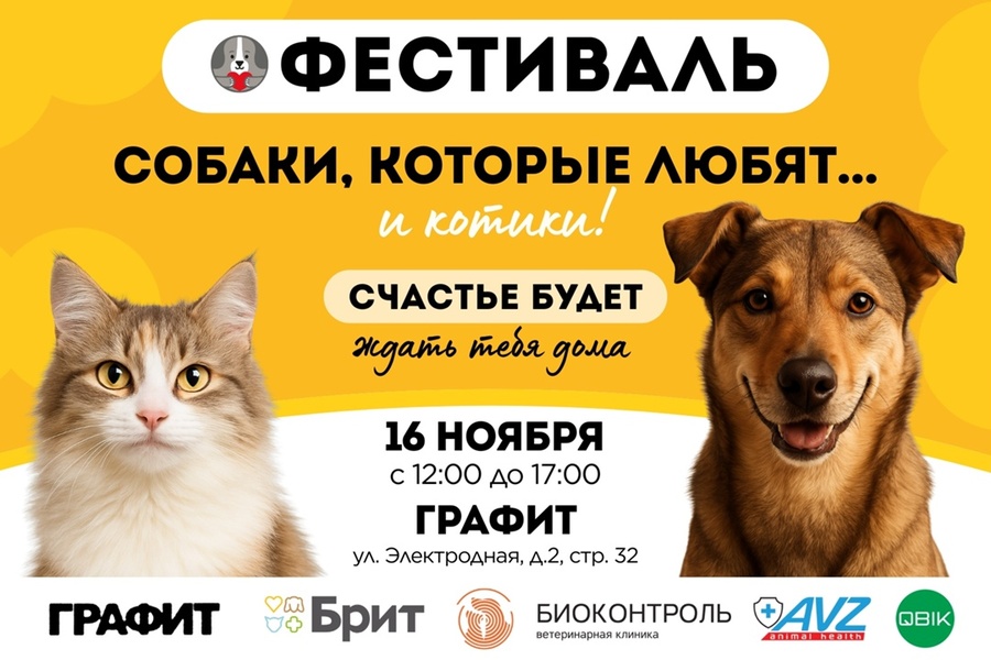 Фестиваль «Собаки, которые любят... и котики»
