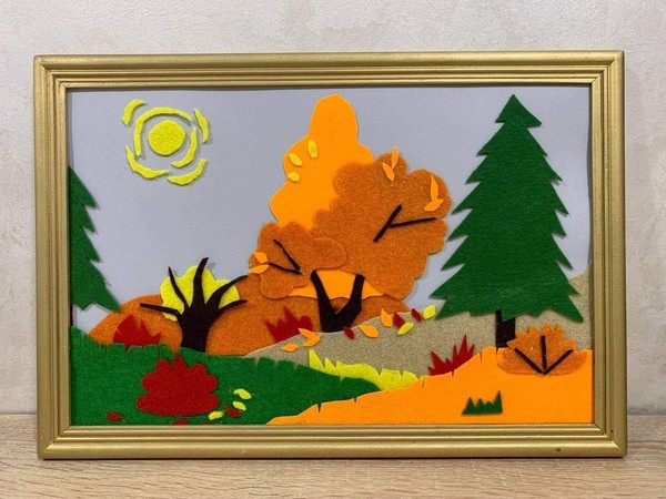 Мастер-класс «Осенний пейзаж»