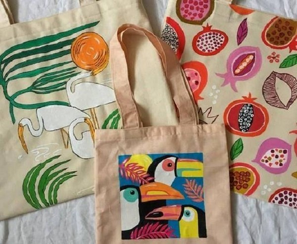 Мастер-класс «Роспись тканевой сумки»