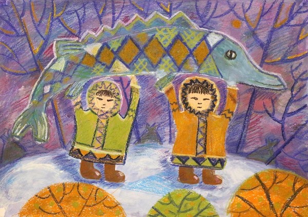 Выставка работ обучающихся художественного отделения «Югре своей я посвящаю!»