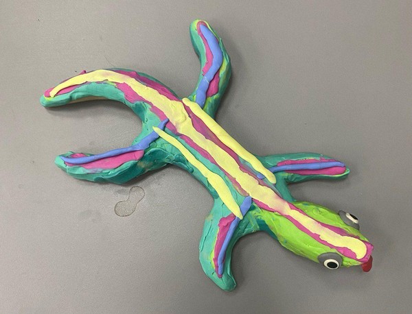 Виртуальная выставка «Волшебная ящерка»