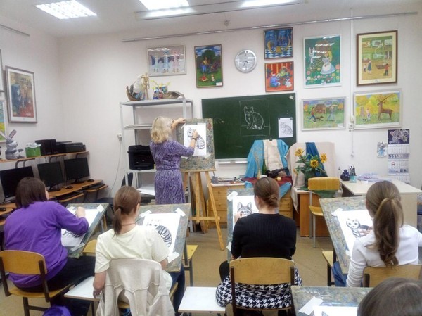 Мастер-класс «Рисуем кошку»