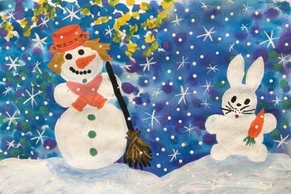 Мастер-класс «Первый снег»