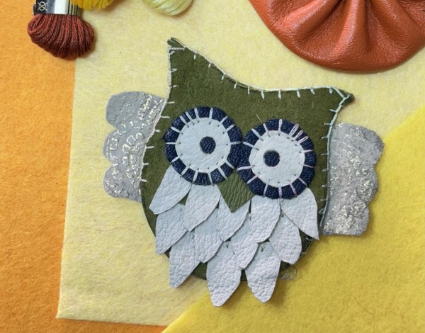 Мастер-класс «Сова из кожи»