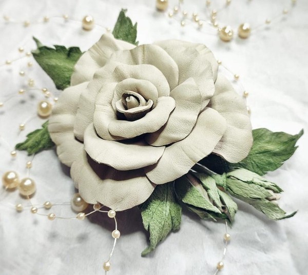 КПК «Школа ремесел». III модуль. «Цветы-броши из кожи»