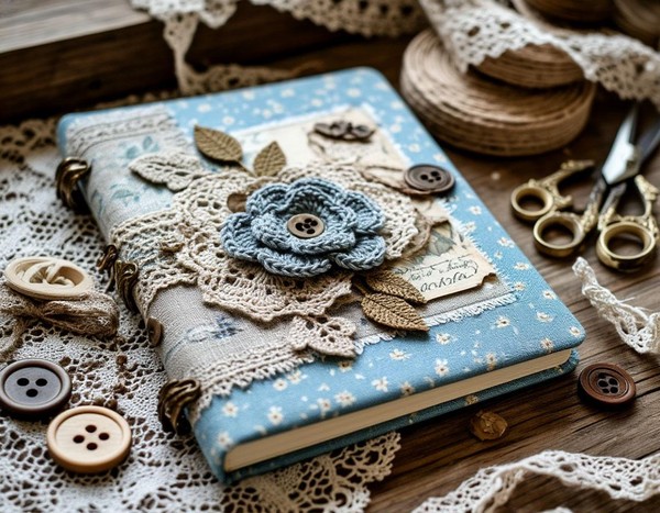 Мастер-класс «Скрапбукинг» — Декорирование блокнота