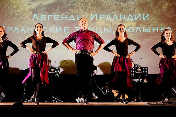 Ирландское шоу. Огненные танцы Ирландии, волынка, кельтская арфа, орган