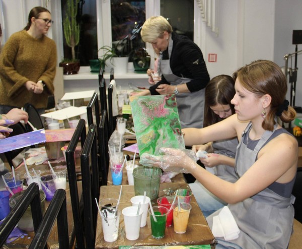 Мастер-класс «Флюид-арт»