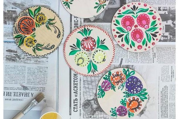 Мастер-класс «Самобытный городец»