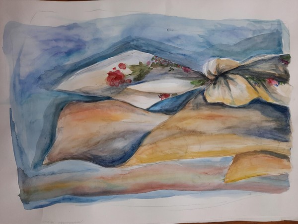 Виртуальная выставка «Акварельные ткани»