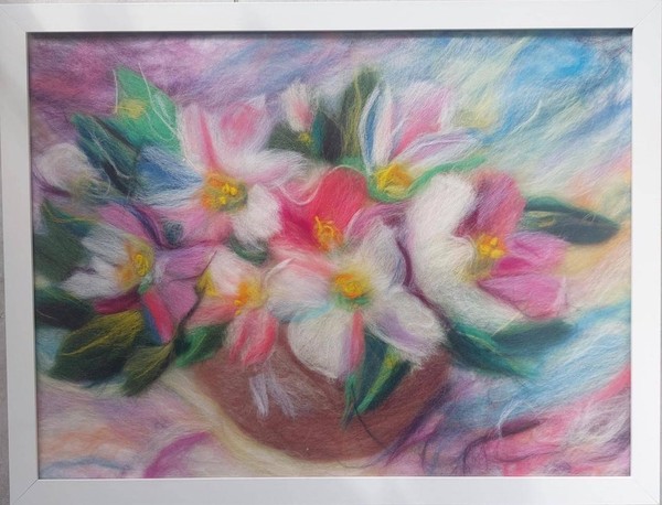 Выставка творческих работ учащихся художественного Отделения платных услуг ко Дню матери