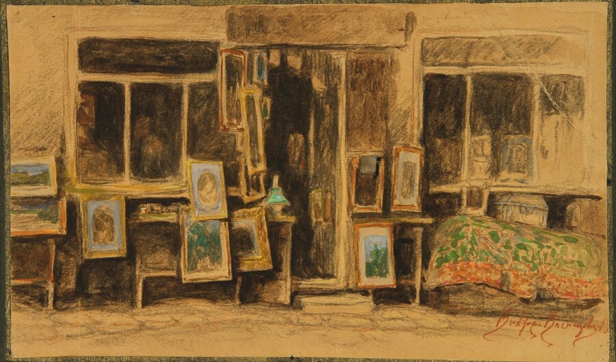 В мастерской художника Н.