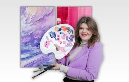 Мастер-класс по акрилу Александры Салагаевой