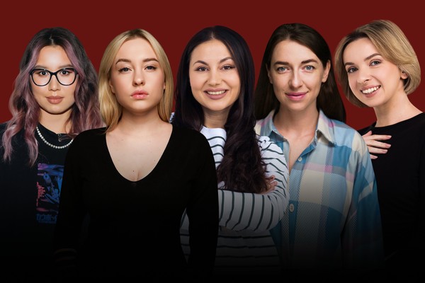 Женский юмор комиков с ТВ