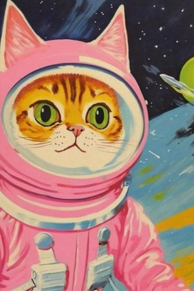 Мастер-класс для детей 'Кот-космонавт'