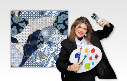 Мастер-класс по живописи акрилом в технике кинцуги Александры Салагаевой