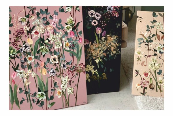 Интерьерная живопись. Цветы