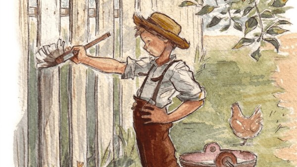 Игра «Вслед за Томом Сойером»