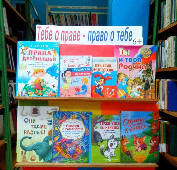 Разговор у книжной полки «Тебе о праве – право о тебе»