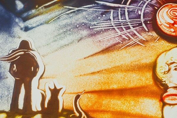 Cказка с органом и песочной анимацией. Маленький принц