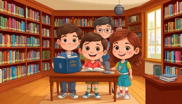 Семейный утренник «Знакомство с библиотекой»