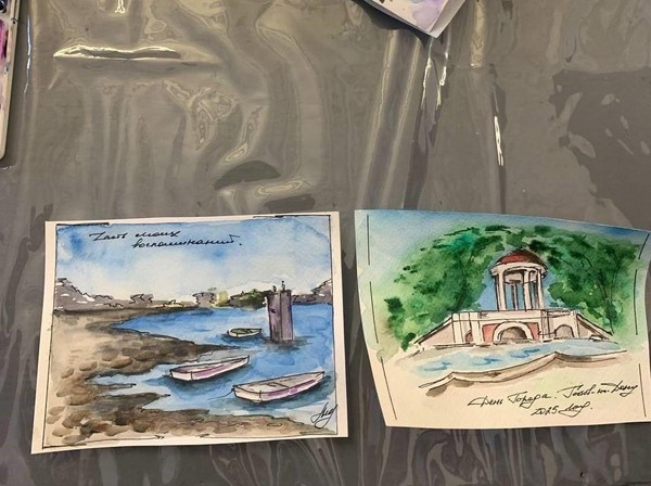 Мастер-класс «Осенняя акварель»