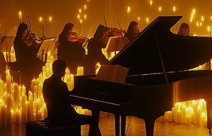 Оркестр CAGMO. Саундтреки Эйнауди при свечах