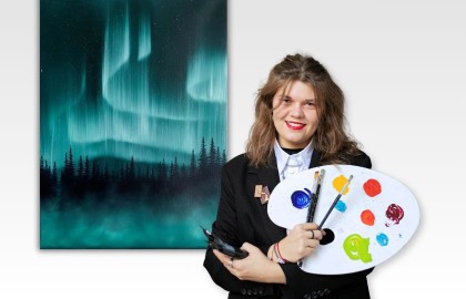 Мастер-класс по масляной живописи Александры Салагаевой