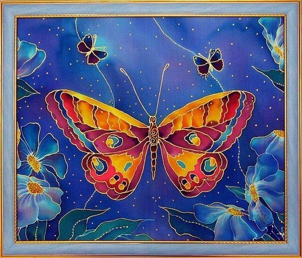 «Батик. История развития. Свободная роспись»