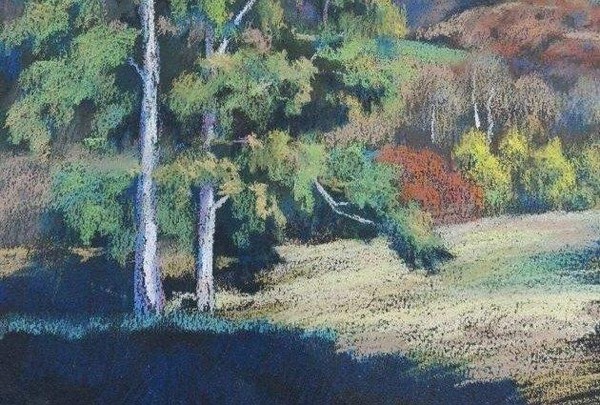 Мастер-класс «Масляная пастель по наждачной бумаге. Маки»