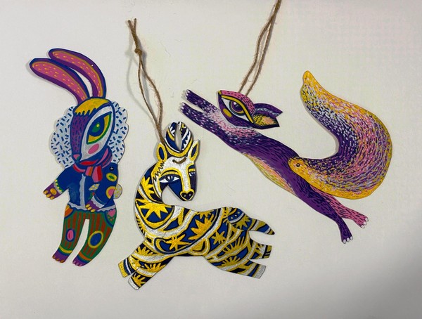 Мастер-класс «Игрушки из картона Заяц, кот и другие»