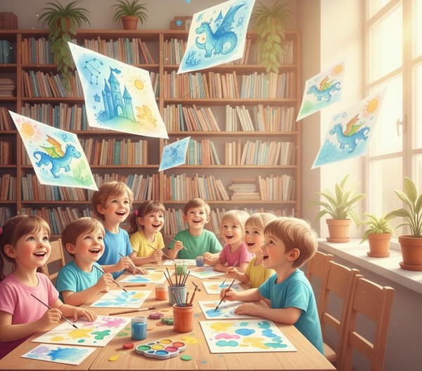 Тематическая программа «Я беру акварель и рисую мечты...»