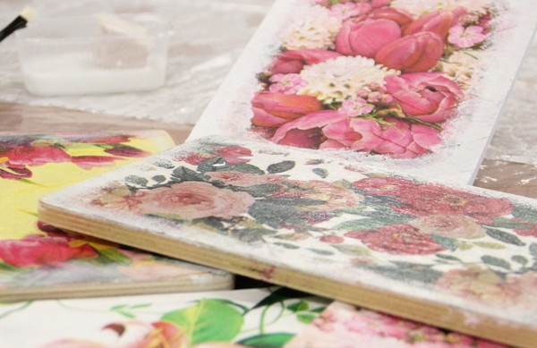 Мастер-класс «Декупаж по дереву»