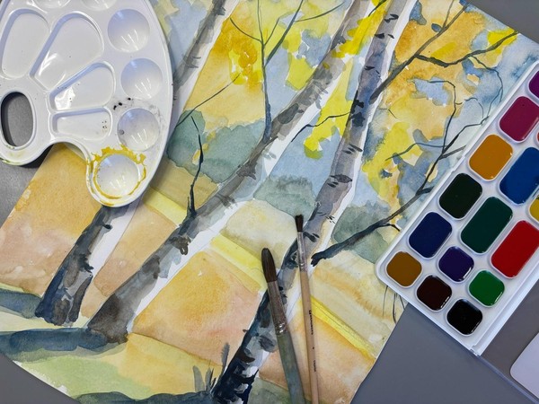 Мастер-класс «Золотые березки»