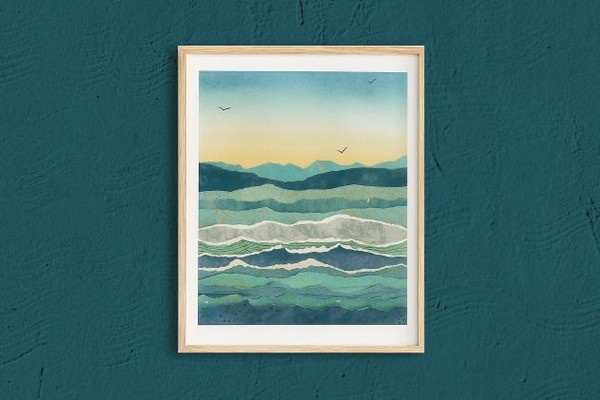 Образовательная встреча «Техника коллаж: мое море»