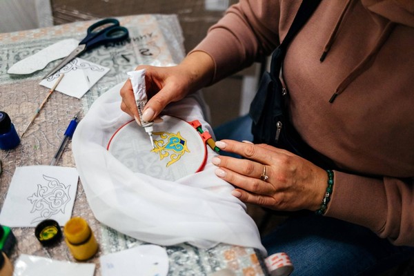 Мастер-класс «Салфетка с татарским орнаментом»