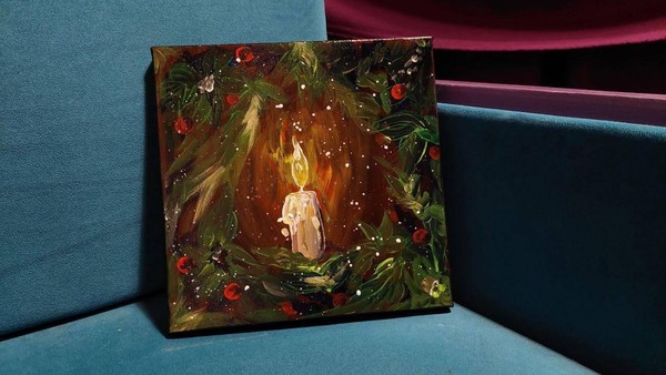 Мастер-класс «Роспись холста на подрамнике»