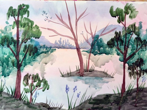 Мастер-класс «Озеро»