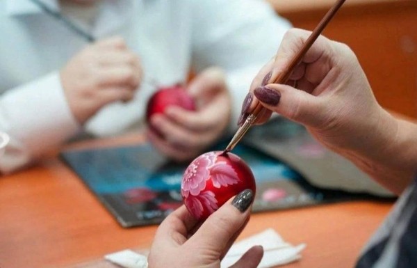 Мастер-класс «Новогодняя роспись»