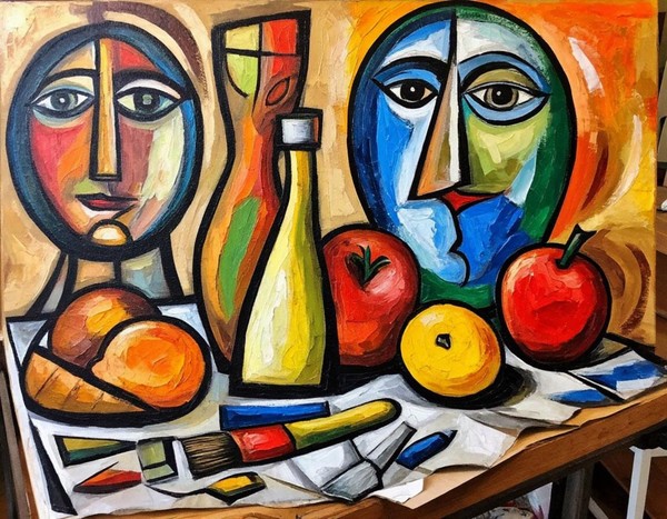 Мастер-класс по стилизации натюрморта в стиле Пабло Пикассо