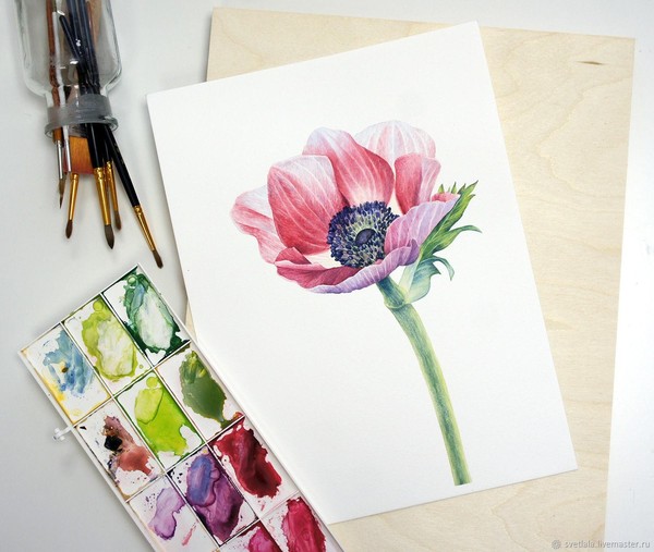 Мастер-класс «Рисуем букет для мамы»