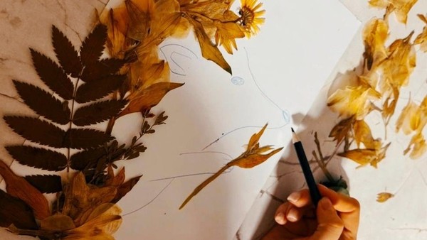 Мастер-класс по созданию флористического панно «Цветы, хранящие тепло»