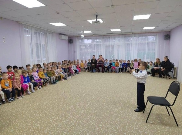 Шефский концерт в детском саду №19