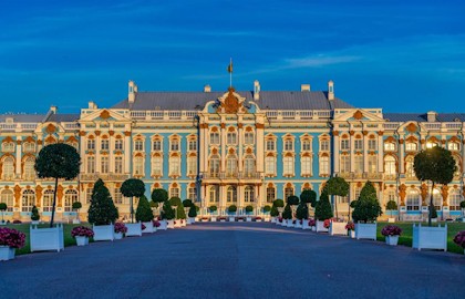 Пушкин (Екатерининский дворец с янтарной комнатой) + Феодоровский собор