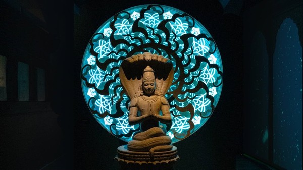 Экспозиция музея йоги Sanskar