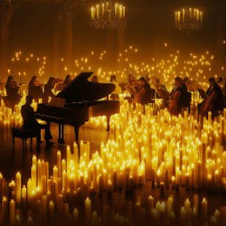 Оркестр CAGMO. Саундтреки Эйнауди при свечах