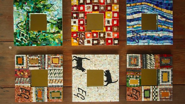 Мозаика зеркало